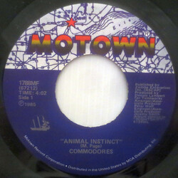 Commodores Animal Instinct / Lightin' Up The Night USED VINYL 7INCH SINGLE