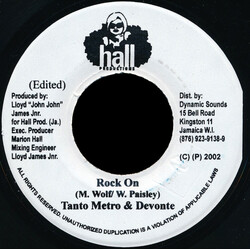 Tanto Metro & Devonte Rock On USED VINYL 7INCH 45 RPM