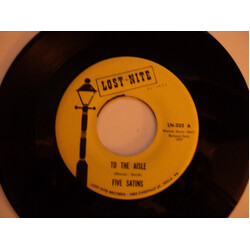 The Five Satins To The Aisle USED VINYL 7INCH 45 RPM SINGLE REISSUE