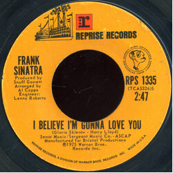 Frank Sinatra I Believe I'm Gonna Love You / The Only Couple On The Floor USED VINYL 7INCH 45 RPM STYRENE