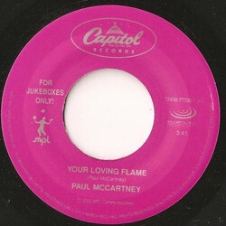 Paul McCartney Your Loving Flame USED VINYL 7INCH 45 RPM SINGLE JUKEBOX