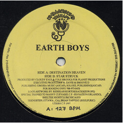 Earth Boys Destination Heaven USED VINYL 12INCH 33 S RPM