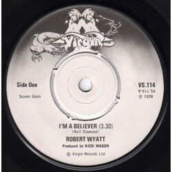 Robert Wyatt I'm A Believer USED VINYL 7INCH 45 RPM SINGLE STEREO
