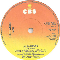 Fleetwood Mac Albatross / Need Your Love So Bad USED VINYL 7INCH 45 RPM SINGLE REISSUE