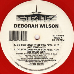 Deborah Wilson Do You Love What You Feel USED VINYL 12INCH 33 S RPM