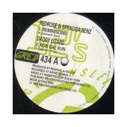 Anthony Red Rose / Spragga Benz / Daddy Lizard Reminiscing / Run Gal Run USED VINYL 12INCH