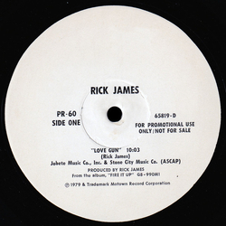 Rick James Love Gun Vinyl 12" USED