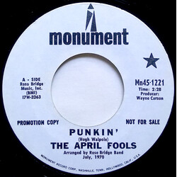 The April Fools Punkin' / You Woman You USED VINYL 7INCH 45 RPM SINGLE PROMO