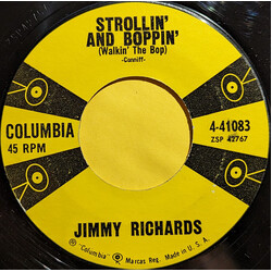 Jimmy Richards (4) Strollin' And Boppin' (Walkin' The Bop) USED VINYL 7INCH 45 RPM