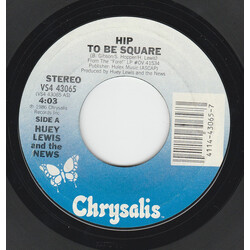 Huey Lewis & The News Hip To Be Square / Some Of My Lies Are True VINYL 7" USED