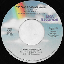 Trisha Yearwood The Song Remembers When USED VINYL 7INCH 45 RPM SINGLE