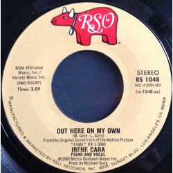 Irene Cara Out Here On My Own USED VINYL 7INCH 45 RPM SINGLE