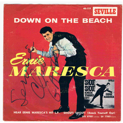 Ernie Maresca Down On The Beach Vinyl 7" USED