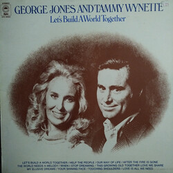 George Jones & Tammy Wynette Let's Build A World Together Vinyl LP USED