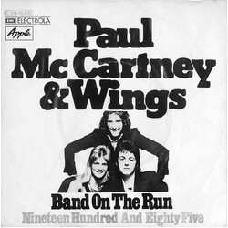 Paul McCartney & Wings Band On The Run Vinyl 7" USED