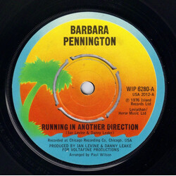 Barbara Pennington Running In Another Direction USED VINYL 7INCH 45 RPM