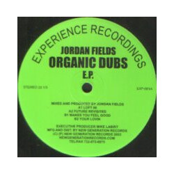 Jordan Fields Organic Dubs E.P. USED VINYL 12INCH EP