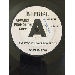 Dean Martin Everybody Loves Somebody USED VINYL 7INCH SINGLE PROMO