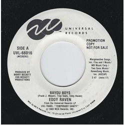 Eddy Raven Bayou Boys Vinyl 7" USED