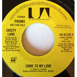 Cristy Lane Come To My Love USED VINYL 7INCH SINGLE PROMO