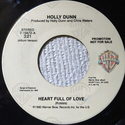 Holly Dunn Heart Full Of Love USED VINYL 7INCH 45 RPM PROMO