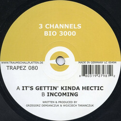 3 Channels Bio 3000 USED VINYL 12INCH 45 RPM