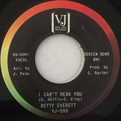 Betty Everett I Can't Hear You Vinyl 7" USED