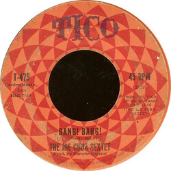 Joe Cuba Sextet Bang! Bang! Vinyl 7" USED