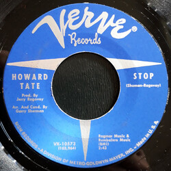 Howard Tate Stop / Shoot 'Em All Down Vinyl 7" USED