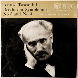 Arturo Toscanini / NBC Symphony Orchestra Beethoven Symphonies No.5 And No.4 Vinyl LP USED