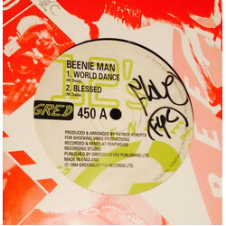Beenie Man / The Shocking Vibes Crew World Dance USED VINYL 12INCH SINGLE