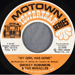 The Miracles My Girl Has Gone / Going To A Go-Go USED VINYL 7INCH 45 RPM