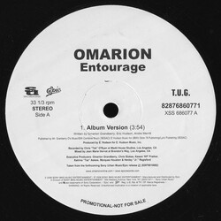 Omarion Entourage USED VINYL 12INCH PROMO