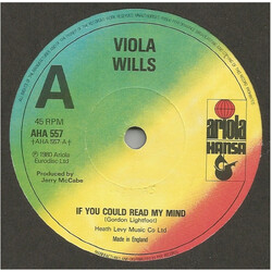 Viola Wills If You Could Read My Mind USED VINYL 7INCH 45 RPM