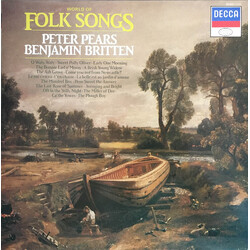 Peter Pears / Benjamin Britten World of Folk Songs Vinyl LP USED