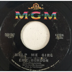 Eric Burdon & The Animals Help Me Girl USED VINYL 7INCH 45 RPM SINGLE STYRENE