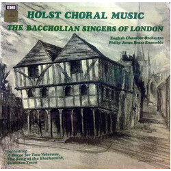 Gustav Holst / The Baccholian Singers Of London / English Chamber Orchestra / Philip Jones Brass Ensemble Choral Music Vinyl LP USED