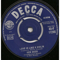 Ken Dodd Love Is Like A Violin USED VINYL 7INCH 45 RPM SINGLE