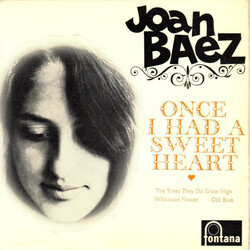 Joan Baez Once I Had A Sweetheart USED VINYL 7INCH 45 RPM EP REPRESS MONO