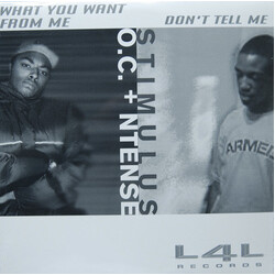 O.C. / N-Tense / Stimulus (6) What You Want From Me / Don't Tell Me USED VINYL 12INCH 33 S RPM