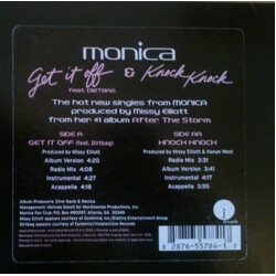 Monica / Dirtbag Get It Off / Knock Knock Vinyl 12" USED