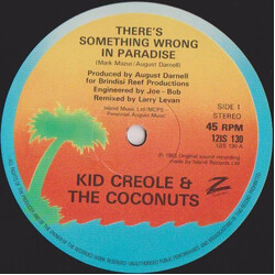 Kid Creole And The Coconuts There's Something Wrong In Paradise USED VINYL 12INCH 45 RPM