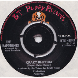 The Happenings Crazy Rhythm USED VINYL 7INCH 45 RPM SINGLE