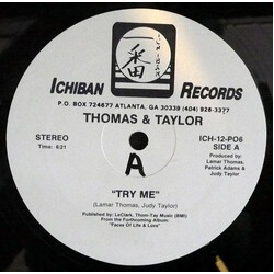 Thomas & Taylor Try Me USED VINYL 12INCH