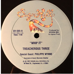 Treacherous Three Whip It Vinyl 12" USED