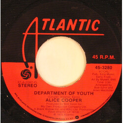 Alice Cooper Department Of Youth USED VINYL 7INCH 45 RPM SINGLE