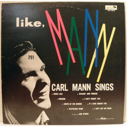 Carl Mann Like Mann Vinyl LP USED