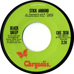 Black Sheep (5) Stick Around Vinyl 7" USED