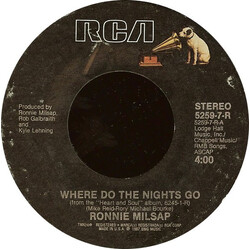 Ronnie Milsap Where Do The Nights Go VINYL 7" USED