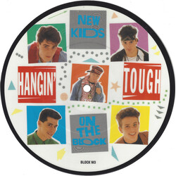 New Kids On The Block Hangin' Tough USED VINYL 7INCH 45 RPM SINGLE PICTURE DISC REISSUE